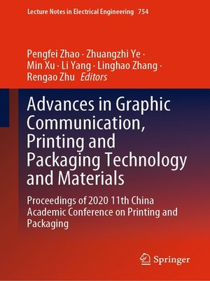 cover image of Advances in Graphic Communication, Printing and Packaging Technology and Materials